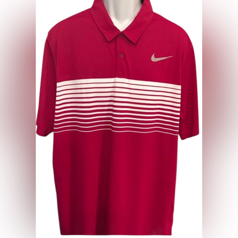 EUC~ Nike
Men's Mobility Dri-FIT Speed Stripe Golf Polo XL